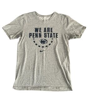 Nike Penn State T Shirt Grey Mens Small